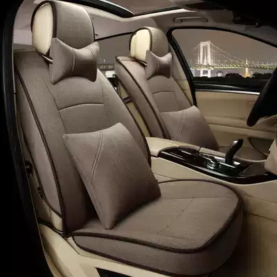 Car seat cover linen custom-made special Highlander Odyssey CAMRY Prado x3 four seasons cushion full surround