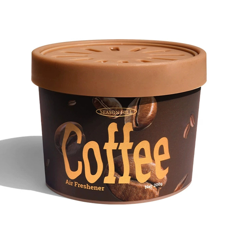 Car Air Freshener Ornament, Car Fragrance Cup, Solid Perfume for Car, Air Freshener, Cherry, Green Lemon, Coffee Scent