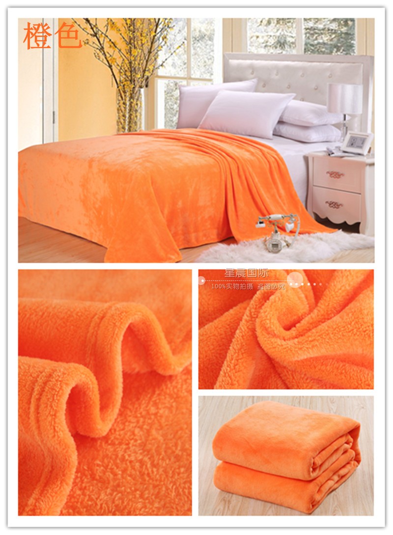 Fale nhung chăn flannel giải trí chăn điều hòa chăn chăn là màu tinh khiết nhung nhung chăn lông cừu đẹp