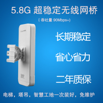 Long-term stability 5 8G300M MIMO high bandwidth wireless bridge elevator tower crane Smart construction site