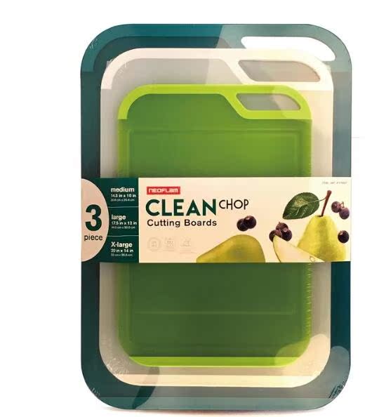 C1119587 NEOFLAM CUTTING BOARD 3PC Colorful cutting board three-piece set (XLLM)