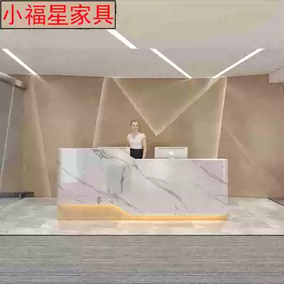 New cash register counter counter Simple modern clothing store Beauty salon beauty salon commercial store front desk reception bar table