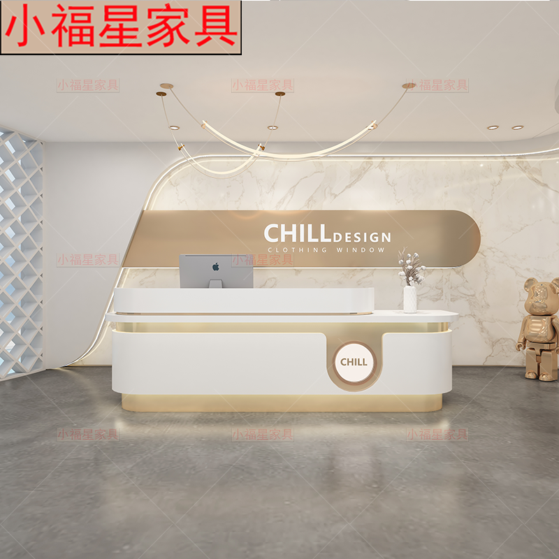 Cash register simple modern fashion net red light luxury clothing store hotel bar beauty salon counter reception desk