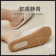 Japanese Db Silent Slippers for Wooden Floors, Soft-Soled Indoor Home Slippers for Spring and Autumn, Suitable for All Seasons, Bedroom Slippers for Men and Women, Cotton Slippers