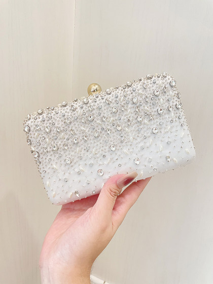 高端晚宴包高档手工珠绣名媛宴会手拿包礼服手提包婚礼小包旗袍包