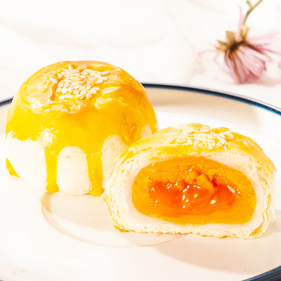 振野爆浆奶黄流心蛋黄酥6枚