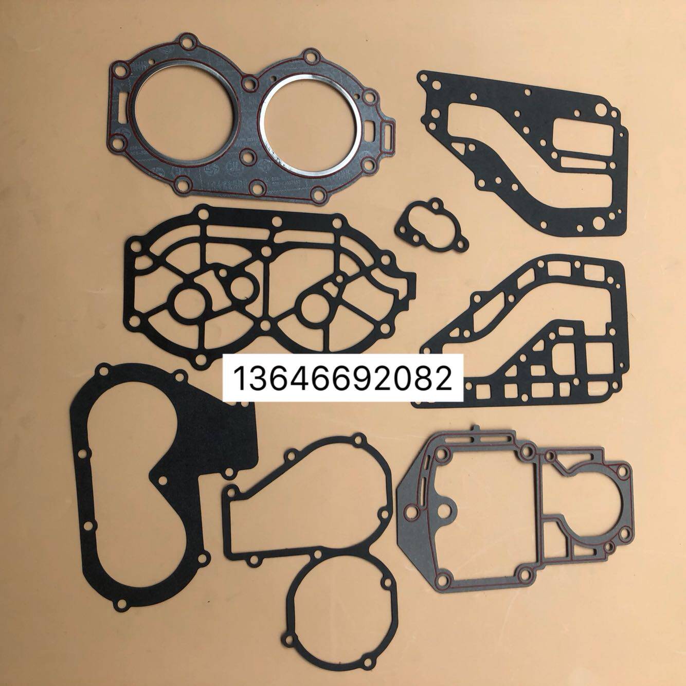 Application of the Baise of the Mountain Leaf Sea Neil Double Horse 2 Chong 30 horsepower boat Outer machine full machine paper cushion cylinder cushion bottom cushion