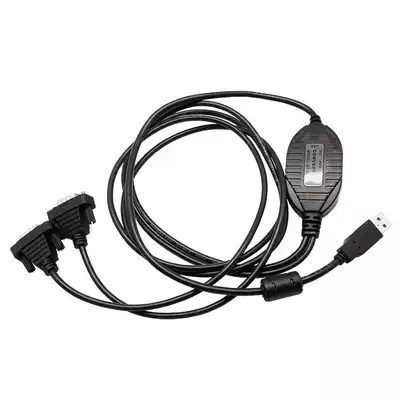 Thai UT-8812 USB2 0 to 2 port RS232 converter 9-pin serial cable