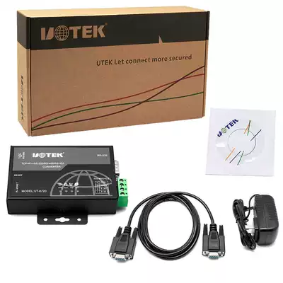 Yutai UT-6720 485 to Ethernet TCP IP to serial server RS232 rs422 rs485