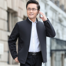 中年男士夹克爸爸装外套