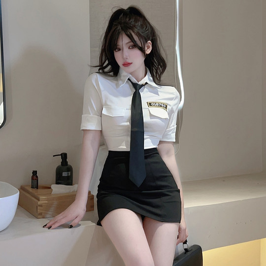JK униформа стюардессы, женский костюм для ванны для ног, рабочая одежда, педикюр, якорь, профессиональная рубашка для отеля, юбка-кюлоты
