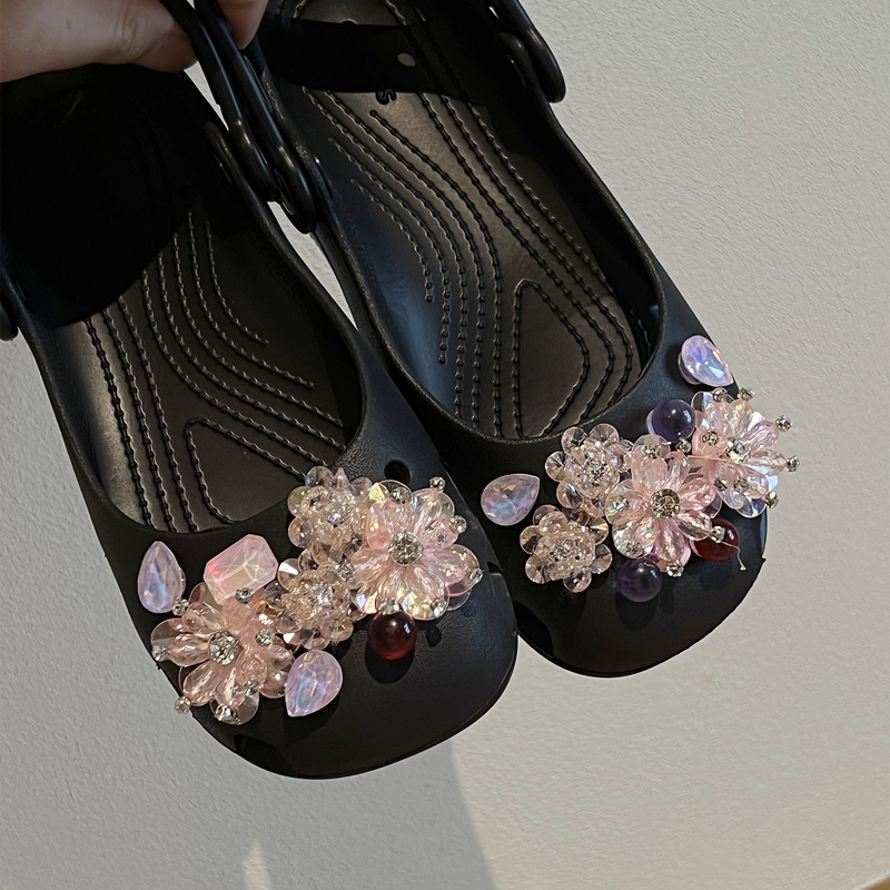 Suitable for Crocs Shoes, Heavy-Duty Crystal Flower Diamond Clog Shoe Accessories, Crocs High-End Clog Shoe DIY Suitable for Crocs Shoes, Heavy-Duty Crystal Flower Diamond Clog Shoe Accessories, Crocs High-End Clog Shoe DIY