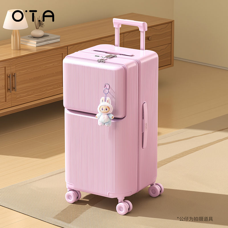 Ota Front-Opening Suitcase Trolley Case for Women 2026 New Model 20inch Large Capacity Sturdy and Durable Travel Suitcase for Men Ota Front-Opening Suitcase Trolley Case for Women 2026 New Model 20inch Large Capacity Sturdy and Durable Travel Suitcase for Men