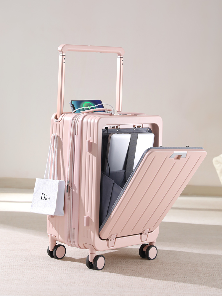 Vali mở trước OTA nữ 2024 mới 20 inch nhỏ lên máy bay vali du lịch rộng nhẹ có xe đẩy 24 vali du lịch tốt 