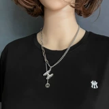 Универсальное ожерелье с буквами, модная цепочка до ключиц в стиле хип-хоп для влюбленных, серебро 925 пробы, изысканный стиль