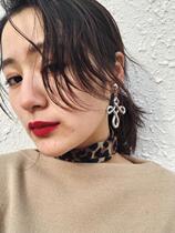 Export to Japan to do the old Chinese knot personality atmosphere ear clip Japanese earless ear ornaments