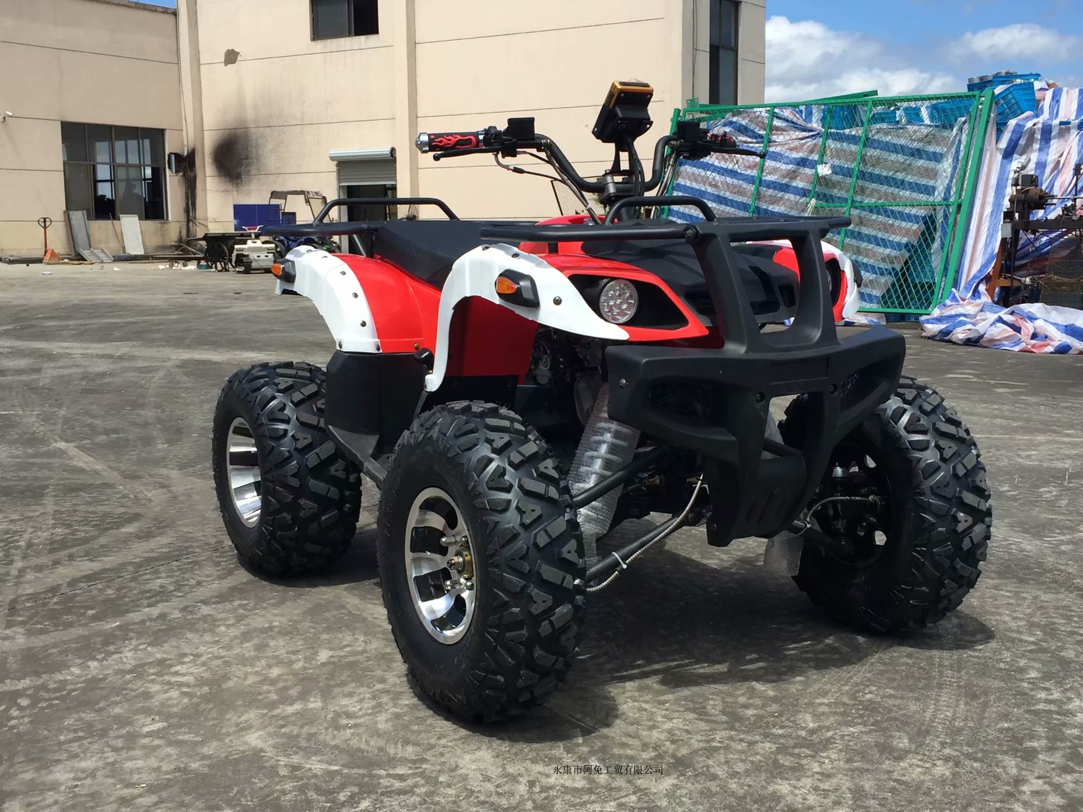 200 big bull đỏ bốn bánh vô hạn biến tốc độ ATV không rung off-road dành cho người lớn kart atv xe điện trẻ em 2 bánh