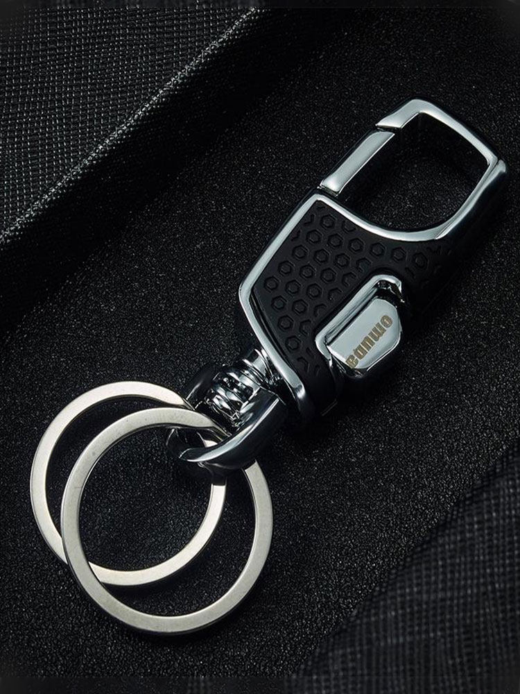 Creative Car Keychain Men's Waist Hanging Keychain Pendant Metal Keychain Durable Motorcycle Key Chain Ring