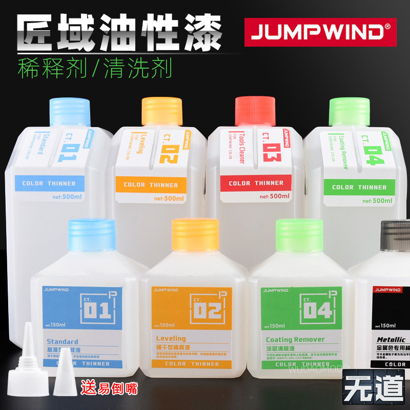 Carpenter domain model paint thinner CT01~05 pen wash liquid paint stripping liquid oily metal color dilution liquid