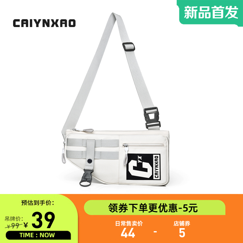 CRIYNXRO 2022 sloping shoulder bag men and women couple sports bag Japanese fashion single shoulder bag chest bag messenger bag ins