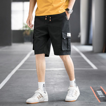 5 five-point pants mens fashion brand ins summer loose wear pants trend students wild casual tooling shorts