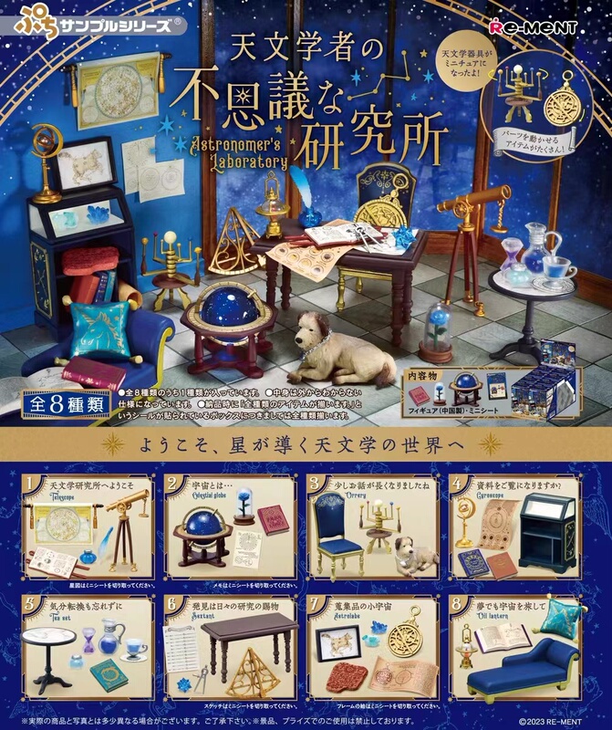 In-Stock Re-Ment Astronomer's Incredible Research Institute Grand Voyage Pirate Captain Nautical Adventure Toy