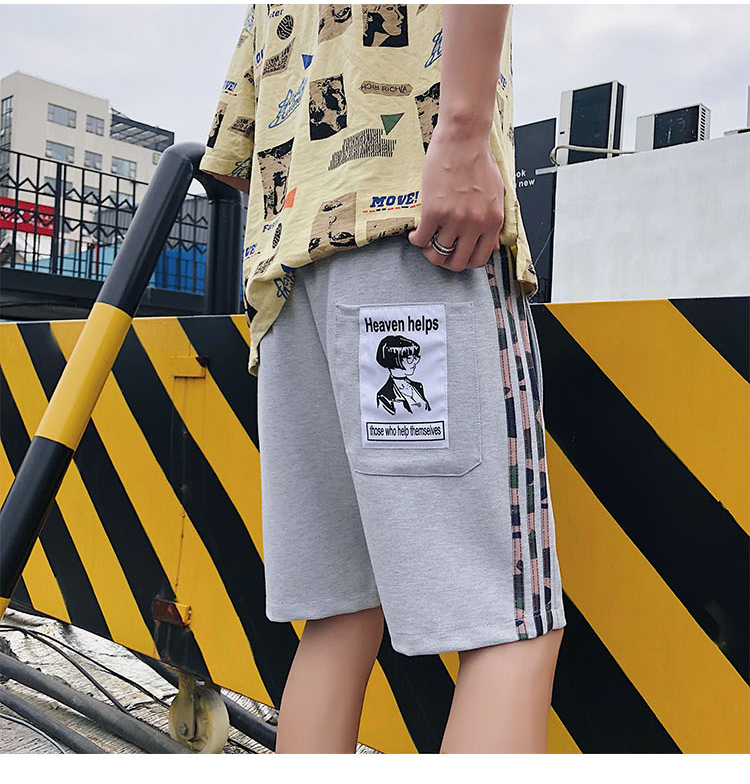 Thanh thiếu niên 12 mùa hè 5 phút quần short 13 chàng trai trẻ lớn 14 năm điểm quần thể thao giản dị 15 tuổi học sinh trung học cơ sở 16 - Quần Jogger quần thể thao
