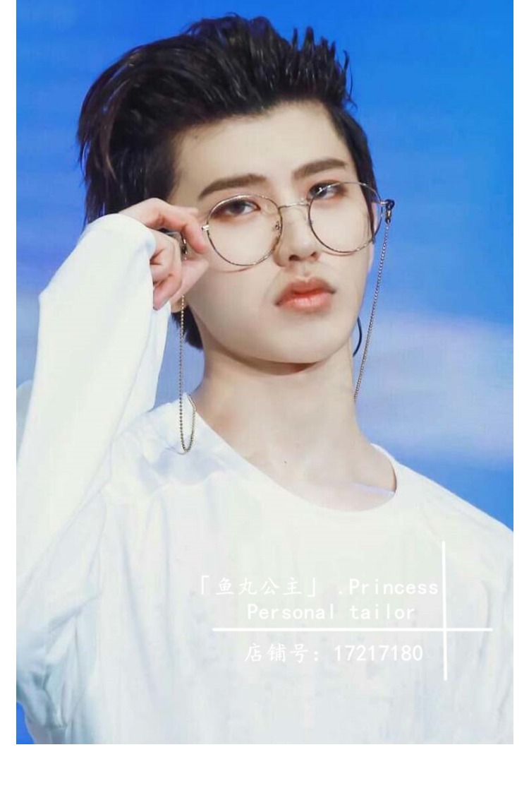Cai Xukun với kính mắt nữ phiên bản Hàn Quốc của thủy triều retro khung tròn retro phong cách ulzzang cận thị nam mat kinh hang hieu