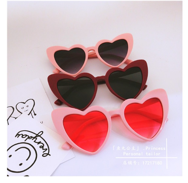 Hàn Quốc Harajuku ulzzang sao đỏ với kính râm tình yêu Châu Âu và Mỹ ins retro avant-gardene kính râm nữ kính lacoste