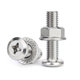 Jinchao M4M5M6M8304 ສະແຕນເລດ beveled flat head cross screw nut set flange nut ເຟີນິເຈີ