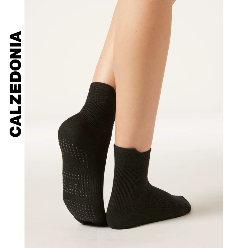 CALZEDONIA женские носки для пилатеса внутри помещения, нескользящие, йога носки DC0612