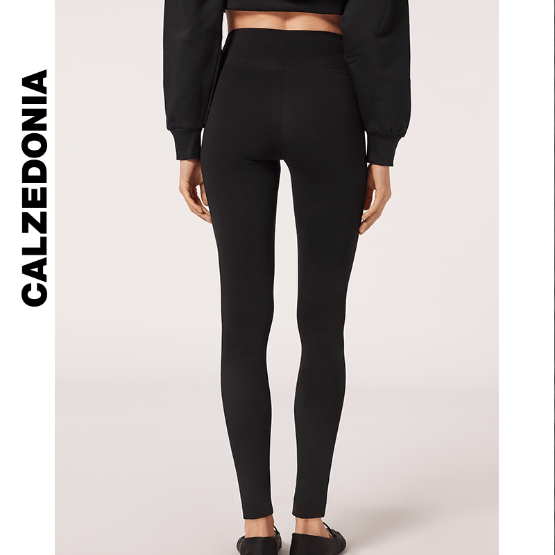 CALZEDONIA Носки Женские тянущиеся леггинсы CALZEDONIA Тонкие простые брюки MIP026 Осень и зима