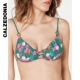 CALZEDONIA Ms Lorella Thời trang Hoa Trang trí Bikini Top RTL1577 003C - Bikinis