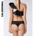 CALZEDONIA Phụ nữ gợi cảm Ruffled Half Pack Hip Bikini dưới SBR1560 4967 - Bikinis áo tắm biển đẹp Bikinis