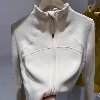 Designed Fishbone-Patterned Patchwork Stand-Up Collar Double-Zip Cardigan Sweatshirt for Women, New Autumn and Winter Thickened Warm German Velvet Top, Trendy