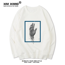 Gods right hand plus velvet sweater mens long sleeve cotton inner suit mens coat base shirt ins tide 2020 New