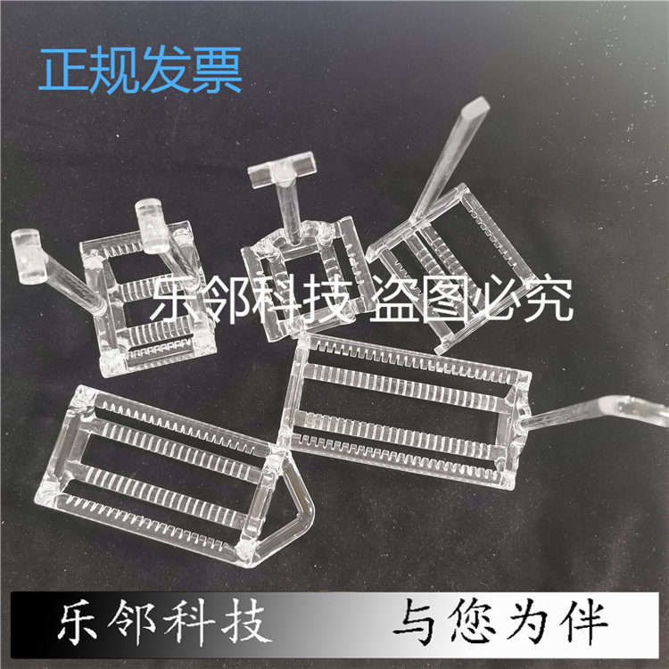 Silicon wafer cleaning flower basket silicon wafer cleaning frame quartz cleaning tank quartz cleaning rack high temperature resistant and acid-resistant