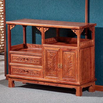 Mahogany tea cabinet, hedgehog rosewood sideboard, rosewood storage cabinet, cupboard, chinese solid wood storage cabinet