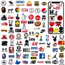 103 Mini autocollants Mini American et American Mini-stickers Personnalité Chauffles Shells Water Cups Laptop plat Guitar Water Bottle Kettle Motorcycle Voiture Électrique Skateboard Helmet Décoration Autocollant imperméable