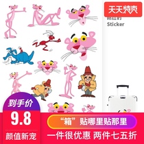 Cute cartoon Pink Panther Sticker Waterproof Suitcase Balance car Car Notebook Guitar water cup Mobile phone sticker art