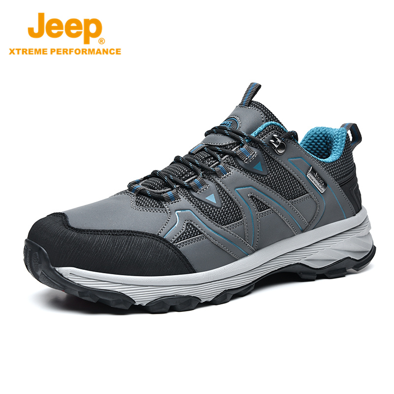 Jeep Outdoor Climbing Hiking Shoes Man Light Breathable 2023 New Climbing Soft Bottom Anti-Slip Wear Sneakers-Taobao