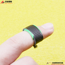 Sewing machine accessories leather thimble sewing elastic adjustable leather thimble hand sewing needle guard finger guard
