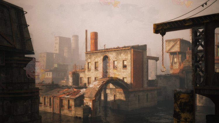 图片[14]-K035荒芜之地废墟工厂场景3D模型格式c4d/blender/fbx/obj-cg男孩