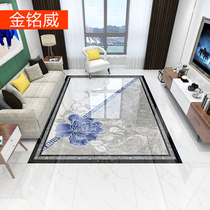 Throwing crystal brick living room parquet floor tile new Chinese style waterjet puzzle into the entrance floor tile microcrystalline tile wear-resistant
