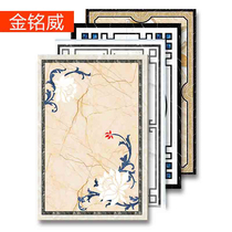 Waterjet Parquet Custom Tile Puzzle Floor Tile All-Over Marble Full Throw Glazed Living Room Corridor Floor Tile Floor Tile Center