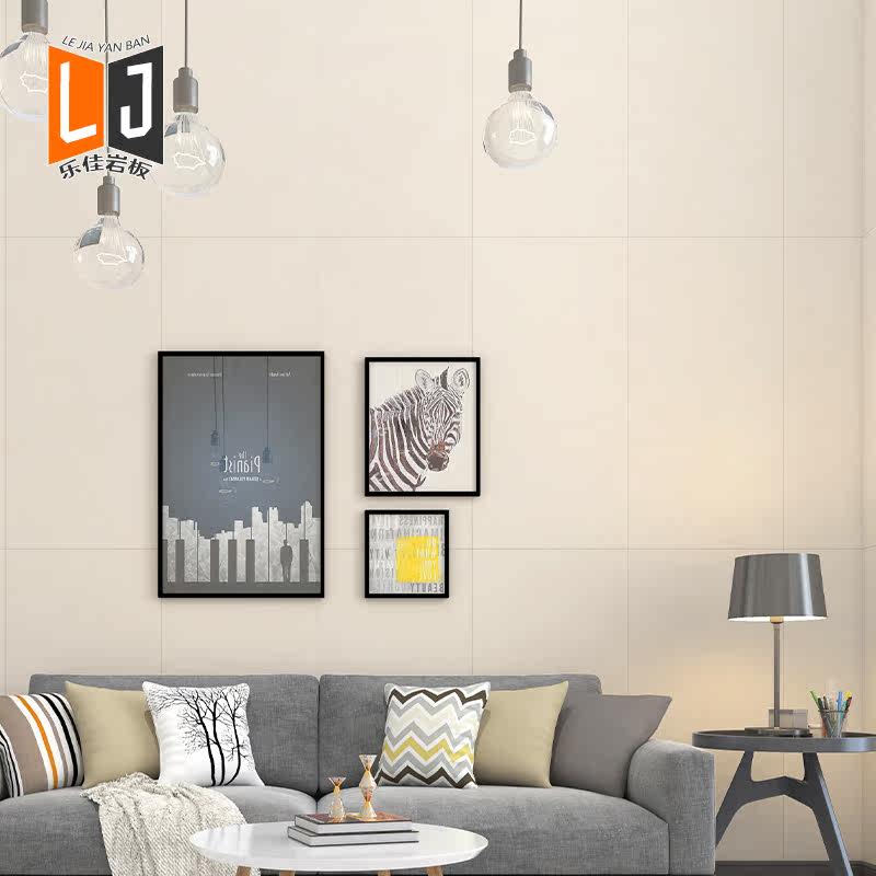 Soft - light microcement tile 600x1200 texture of modern tile anti - slip floor tile half - cast gray tile