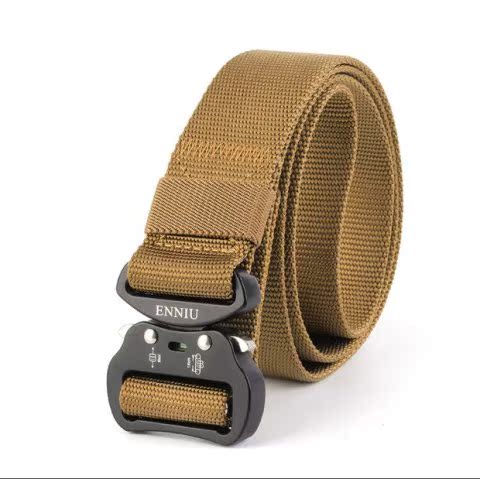 ENNIU hàng không nhôm khóa 3,8 hạt mô hình chiến thuật nylon đặc biệt lính ngoài vành đai đa chức năng huấn luyện quân sự ngoài trời vành đai - Thắt lưng nit bung