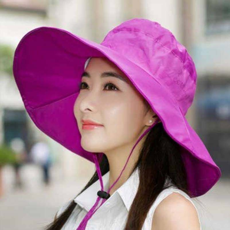 Rain hat cover rain riding rain hat folding face cover shade can be fisherman sun hat sun hat female summer household dd