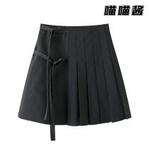 Yundi 2022 spring new sweet cool functional pleated skirt female 2E1S204 2E1S2041A