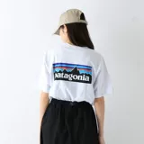 Японская прямая почтовая рассылка Patagonia patagonia p-6 логотип мужская футболка с короткими рукавами 6 цветов 38504